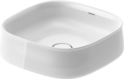 Накладная раковина Zencha 42х42х14 см, санфарфор, Duravit 2373420079 Duravit