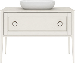 Модуль под раковину Plaza 120х46,6х81 см, белая матовая, Kerama Marazzi PL.CN.120.1+1\WHT.M Kerama Marazzi