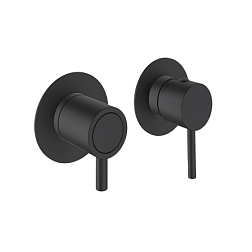 Встраиваемый в стену смеситель без излива Odisea матовый, 2 функции, чёрный цвет, Ramon Soler 391512HSNM Ramon Soler