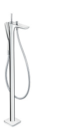 Напольный смеситель PuraVida неповоротный излив, с лейкой, Hansgrohe 15473000 Hansgrohe