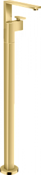 Напольный смеситель для раковины Edge 107,5 см, неповоротный излив, золото, с донным клапаном, Axor 46040990 Axor
