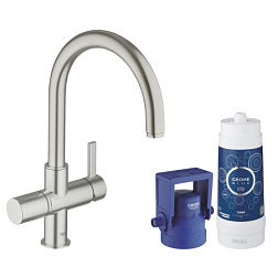 Кухонный смеситель для фильтра Blue Pure с фильтром в комплекте, Grohe 33249DC1 Grohe