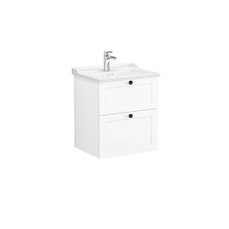 Модуль с раковиной Root Classic 60 см, белый матовый, 2 ящика, подвесной монтаж, Vitra 68848 Vitra