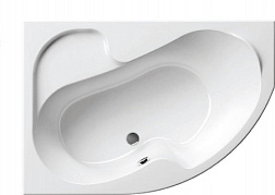 Акриловая ванна Rosa I 140х105 см, левая, белая, асимметричная, Ravak CI01000000 Ravak