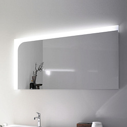 Зеркало Sinea 120х64 см, корпус белый, левая версия, с подсветкой, Burgbad SICL120L Burgbad