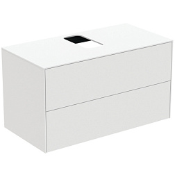 Модуль под раковину Conca 100х50,5х55 см, белый матовый, система push-to-open, Ideal Standard T3942Y1 Ideal Standard