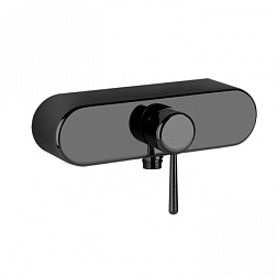 Настенный смеситель без излива Goccia чёрный цвет, без лейки, Gessi 33631-299 Gessi
