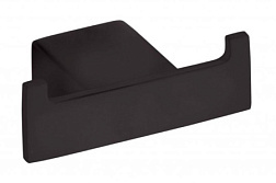 Крючок Nero двойной, цвет черный, Bemeta 135006030 Bemeta