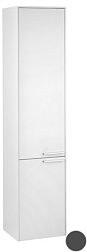 Шкаф-колонна Royal 60 40х40х180 см, антрацит матовый, 2 двери, левый, подвесной монтаж, с бельевой корзиной, Keuco 32131440001 Keuco