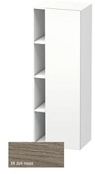 Шкаф-колонна DuraStyle 50х36х140 см, корпус-белый матовый, фронт-дуб терра, правый, подвесной монтаж, Duravit DS1239R3518 Duravit