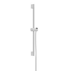 Душевой гарнитур Unica матовый, без ручной лейки, белый цвет, Hansgrohe 24400700 Hansgrohe