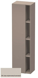 Шкаф-колонна DuraStyle 50х36х180 см, корпус-базальт матовый, фронт-серо-коричневый, левый, подвесной монтаж, Duravit DS1249L9143 Duravit