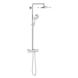 Душевая система без излива Rainshower SmartActive 310 круглая ручная лейка, 1 режим, 31 см, round, термостат, верхний душ, с лейкой, Grohe 26648000 Grohe