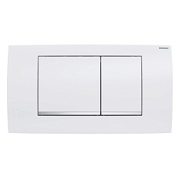 Клавиша смыва Twinline30 пластик, механическая, белая, Geberit 115.899.KJ.1 Geberit