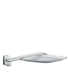 Лейка верхнего душа PuraVida 40 см, square, с держателем, Hansgrohe 27437000 Hansgrohe