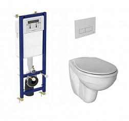 Комплект унитаза с инсталляцией Active с кнопкой, Ideal Standard W770001 Ideal Standard