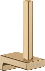 Держатель запасного рулона AddStoris шлифованная, вертикальный, бронза, Hansgrohe 41756140 Hansgrohe