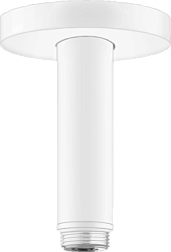 Потолочный кронштейн для верхнего душа матовый, 10 см, белый цвет, Hansgrohe 27393700 Hansgrohe