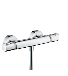 Настенный смеситель без излива Ecostat длина 30,4 см, без лейки, термостат, Hansgrohe 13116000 Hansgrohe