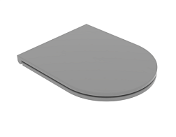 Сиденье для унитаза Like серый цемент матовый, дюропласт, с микролифтом, быстросъемное, GSG LKCOPRSLTICR020 GSG