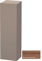 Шкаф-колонна DuraStyle 40х36х140 см, фронт - орех натуральный, корпус -  базальт матовый, правый, подвесной монтаж, Duravit DS1219R7943 Duravit