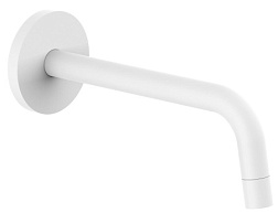 Излив Light матовый, длина 24,8 см, длина излива 24,8см, белый цвет, неповоротный, Paffoni ZBOC046BO Paffoni