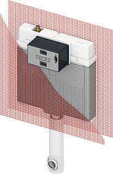 Бачок скрытого монтажа TECEbox Octa II, с арматурной сеткой, TECE 9370500 TECE