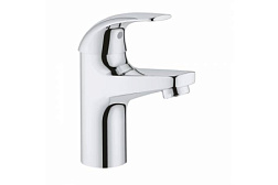 Смеситель для умывальника Curve неповоротный излив, без донного клапана, Grohe 32848000 Grohe