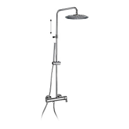 Душевая система без излива Blautherm 1 режим, 25 см, round, верхний душ, с лейкой, Ramon Soler 9374RM250 Ramon Soler
