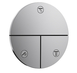 Встраиваемый переключатель для смесителя ShowerSelect Comfort S 3 функции, внешняя часть, Hansgrohe 15558000 Hansgrohe