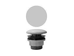 Сливной набор для раковины Color-elements с керамической крышкой cenere matte, без перелива, GSI PCS17 GSI