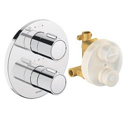 Встраиваемый в стену смеситель без излива Thermostatic 2 функции, термостат, Duravit TH4200008010 Duravit