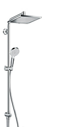 Гарнитур с верхним душем Crometta 27289000 1 режим, 24 см, square, Hansgrohe 27289000 Hansgrohe