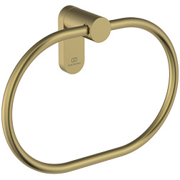 Кольцевой полотенцедержатель Conca шлифованное, овал, золото, Ideal Standard T4503A2 Ideal Standard