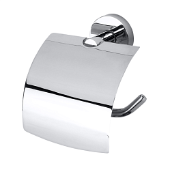 Держатель туалетной бумаги Omega хром, с крышкой, Bemeta 104112012R Bemeta