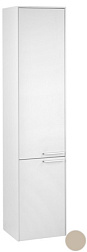 Шкаф-колонна Royal 60 40х40х180 см, кашемир матовый, 2 двери, левый, подвесной монтаж, с бельевой корзиной, Keuco 32131450001 Keuco