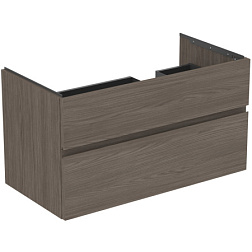 Модуль под раковину Finesse 100х50,5х55 см, правосторонний, темный вяз (натуральный шпон), Ideal Standard E3446UR Ideal Standard
