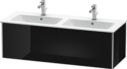 Модуль под раковину XSquare 128х47,8х40 см, чёрный глянцевый, система push-to-open, Duravit XS407504040 Duravit
