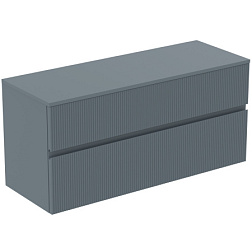 Модуль под раковину Finesse 120,2х44х55,8 см, 2 ящика, со столешницей, пепельно-голубой матовый, Ideal Standard E3421UQ Ideal Standard