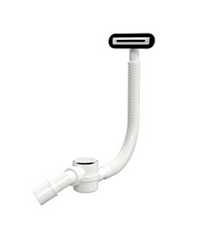 Слив-перелив для ванны Heaven Slim 60 см, матовый, click-clack, черный, Excellent ARIN.FLOW.BL Excellent