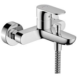 Настенный смеситель Rebris S неповоротный излив, с выходом на душ (без лейки), Hansgrohe 72440000 Hansgrohe
