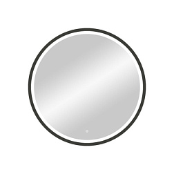Зеркало Style Black Led 80х80 см, 29Вт, чёрное, с подсветкой, Continent ЗЛП2254 Continent