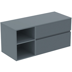 Модуль под раковину Finesse 120,2х50,5х55,8 см, со столешницей, пепельно-голубой матовый, Ideal Standard E3438UQ Ideal Standard