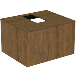 Модуль под раковину Conca 60х50,5х37 см, темный орех, система push-to-open, Ideal Standard T3928Y5 Ideal Standard