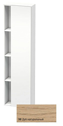 Шкаф-колонна DuraStyle 50х24х180 см, корпус-белый матовый, фронт-дуб натуральный, правый, подвесной монтаж, Duravit DS1248R3018 Duravit