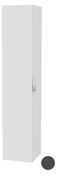 Шкаф-колонна Edition 11 35х37х170 см, антрацит матовый, левый, система push-to-open, подвесной монтаж, с бельевой корзиной, Keuco 31331390001 Keuco