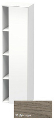 Шкаф-колонна DuraStyle 50х36х180 см, корпус-белый матовый, фронт-дуб терра, правый, подвесной монтаж, Duravit DS1249R3518 Duravit