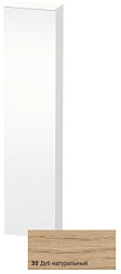 Шкаф-колонна DuraStyle 40х24х180 см, корпус-белый матовый, фронт-дуб натуральный, левый, подвесной монтаж, Duravit DS1228L3018 Duravit