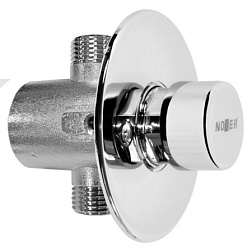 Встраиваемое смывное устройство для писсуара с кнопкой и таймером, Nofer 07570.N Nofer