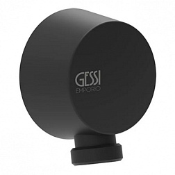 Шланговое подключение Emporio Shower матовый, ø5,3 см, чёрный цвет, Gessi 47269-299 Gessi